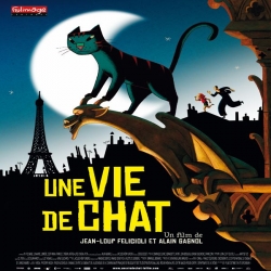 فلم الكرتون قطة في باريس Une vie de chat مترجم للعربية