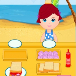 لعبة مطعم شاطئ الاطفال