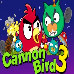 لعبة الطيور الغاضبة Cannon Bird
