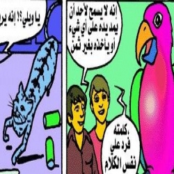 حكاية الهر والببغاء