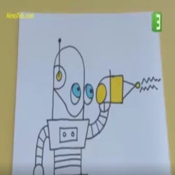 ارسم كلمة - آلي Robot 