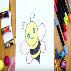 رسمة ومعلومة - كيف ارسم نحلة