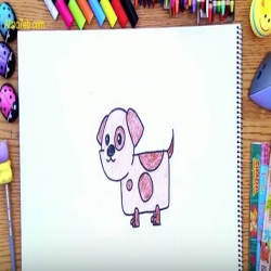 رسمة ومعلومة - كيف ارسم كلب