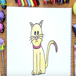 رسمة ومعلومة - كيف ارسم قطة