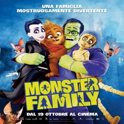 شاهد فلم كرتون الانيميشن والكوميديا العائلي عائلة الوحش Monster Family 2017 مترجم للعربية