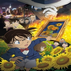 فيلم انمي المحقق كونان 19: تباعات الشمس الجهنمية مدبلج Detective Conan Movie 19 Sunflowers Of Inferno 2015