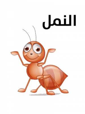بطاقة تعريفية عن النمل لتعليم الاطفال