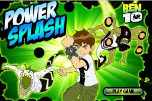 لعبة بقعة القوة 10  بن Power Splash