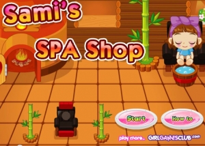 لعبة samis_spa_shop  الصالون