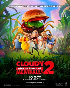 فلم الكرتون غائم مع فرصة لتساقط كرات اللحم Cloudy With A Chance Of Meatballs 2 مدبلج