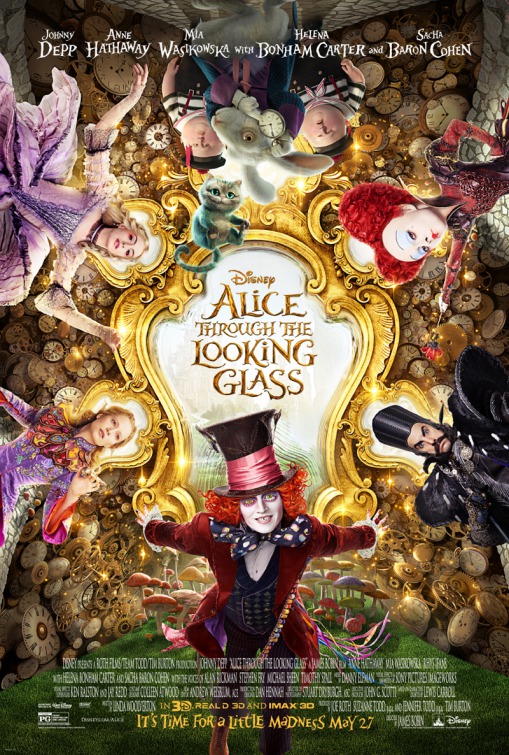 فلم المغامرة والفانتازيا العائلي اليس في بلاد العجائب: اليس عبر المرآه Alice Through the Looking Glass 2016 مترجم