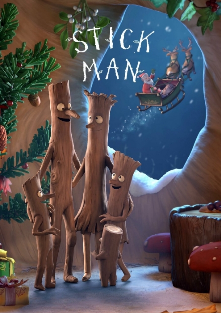 فلم الكرتون القصير رجل العصا Stick Man 2015 مترجم للعربية