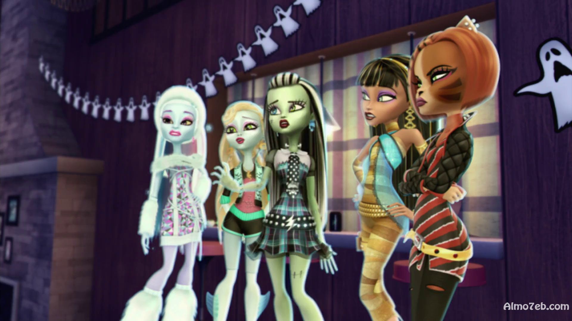 مجموعة صور خلفيات بجودة عالية من فلم الكرتون مدرسة الوحوش العليا قاعدة غولز Monster High Ghouls Rule