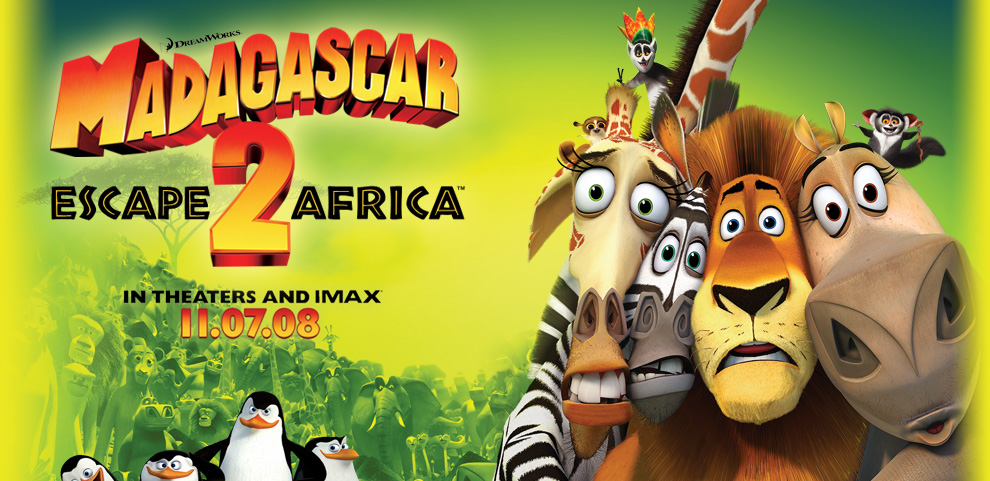 شاهد فلم الكرتون مدغشقر: الهروب إلى أفريقيا Madagascar Escape 2 Africa 2008  مدبلج للعربية