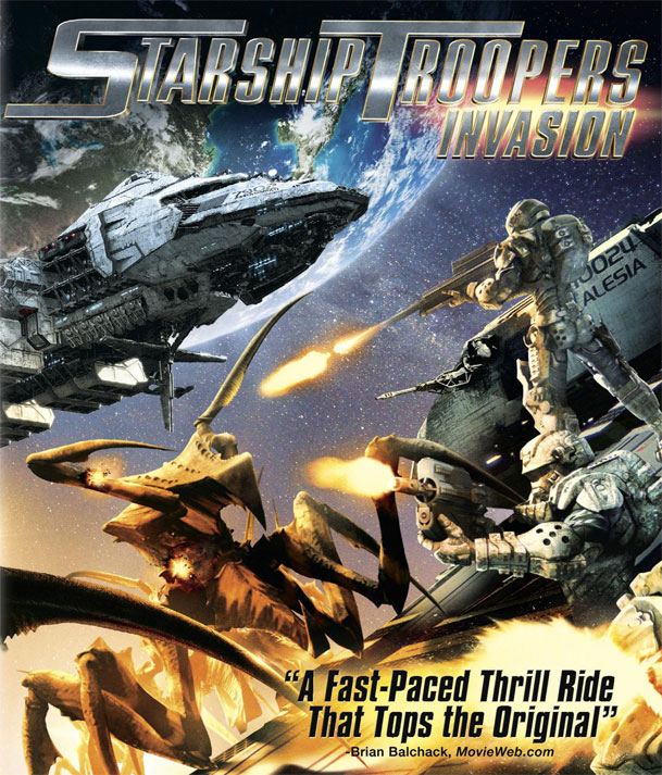 شاهد فلم الكرتون الاكشن والخيال العلمي Starship Troopers Invasion 2012 مترجم